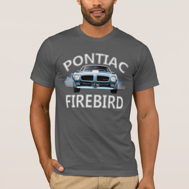 T-shirt Pontiac Firebird des hommes (Devant)