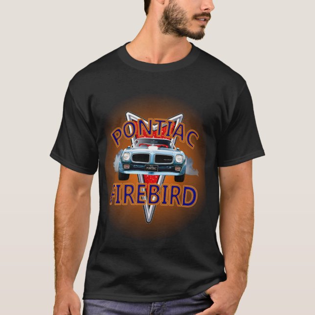 T-shirt Pontiac Firebird des hommes (Devant)