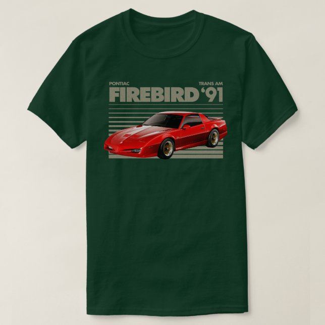 T-SHIRT PONTIAC FIREBIRD TRANS AM (Design devant)