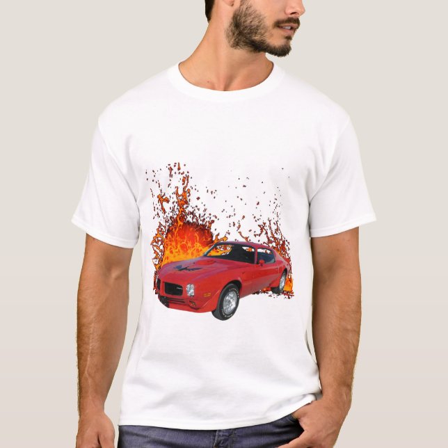 T-shirt Pontiac Firebird Trans AM 1973 (Devant)