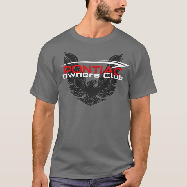 T-shirt PontiacOwnersClub Firebird (Devant)