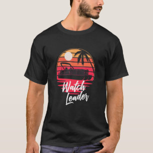 T-shirt Pontoon Bateau Correspondant Rangs Pontoon Crew Wa