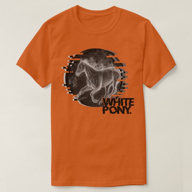 T-shirt Pony blanc (Design devant)