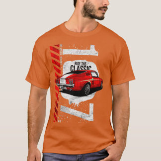 T-shirt Pony Mustang, Patriotique Américain V8 1967