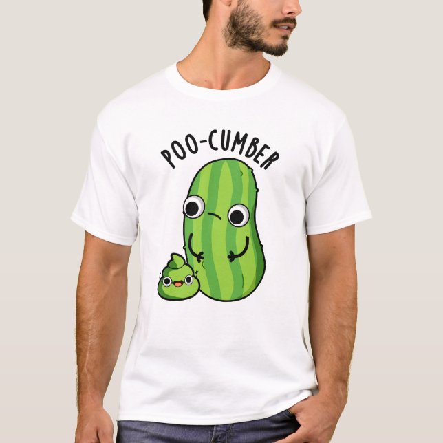T-shirt Poo-concombre Funny Concombre Pun (Devant)
