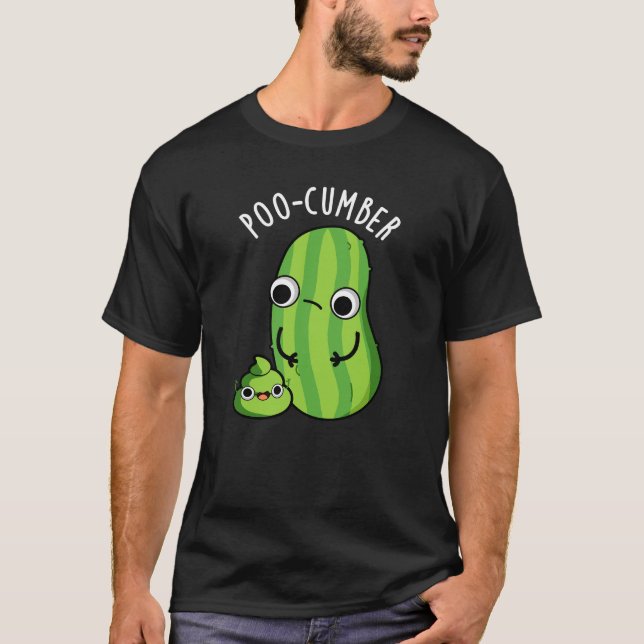 T-shirt Poo-concombre Funny Concombre Pun de Concombre Dar (Devant)