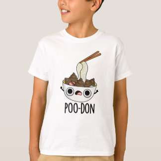 T-shirt Poo-don Funny Udon Pun 