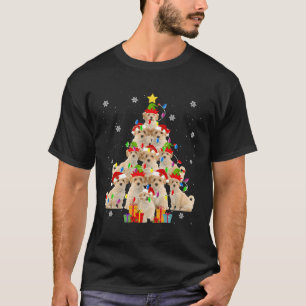 T-shirt Poochon sapin de Noël drôle Père Noël Poochon Chie