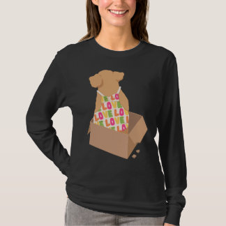 T-shirt Poodé dans une boîte