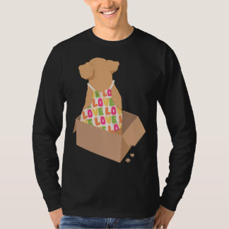 T-shirt Poodé dans une boîte