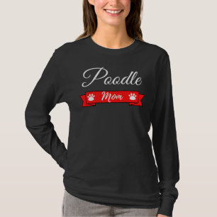 T-shirt Poodé Maman mignonne Chien Cadeau