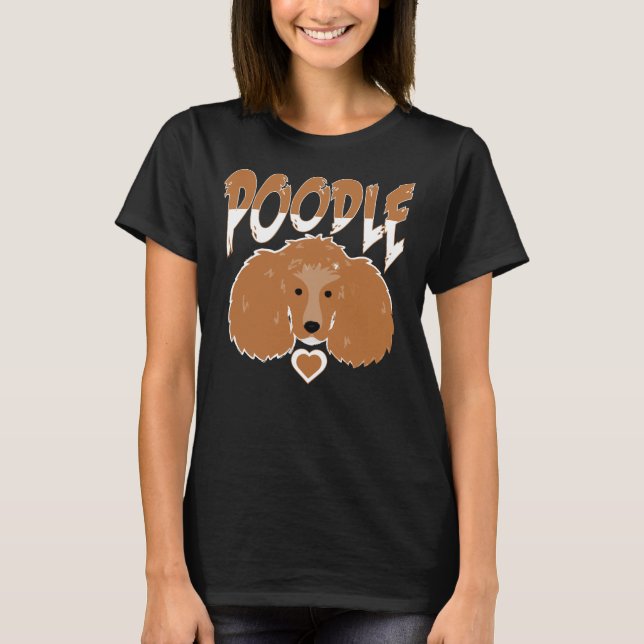 T-shirt Poodle 3 (Devant)