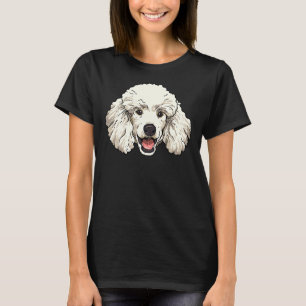 T-shirt Poodle Chien mignon Poodle Chien élever Adulte Fem