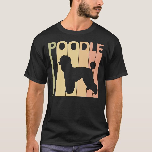 T-shirt Poodle chien propriétaire cadeau (Devant)