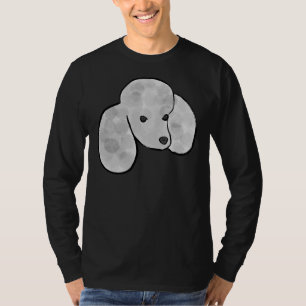 T-shirt Poodle d'argent