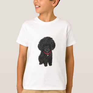 T-shirt Poodle de miniature ou de jouet - Noir 1