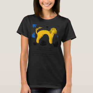 T-shirt Poodle J'Ai Une Fancy Perm Regardez Ma Belle