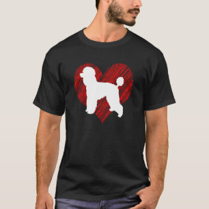 T-shirt Poodle J'aime chien parent