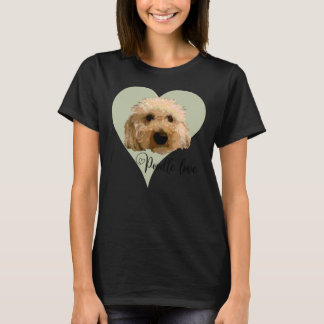 T-shirt Poodle Love