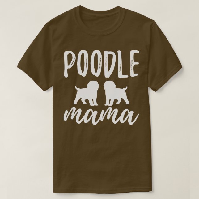 T-shirt Poodle Maman 1 (Design devant)