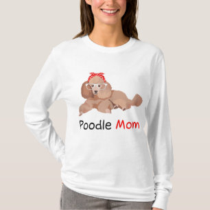 T-shirt Poodle Maman Chien Bandana Animaux de compagnie Am