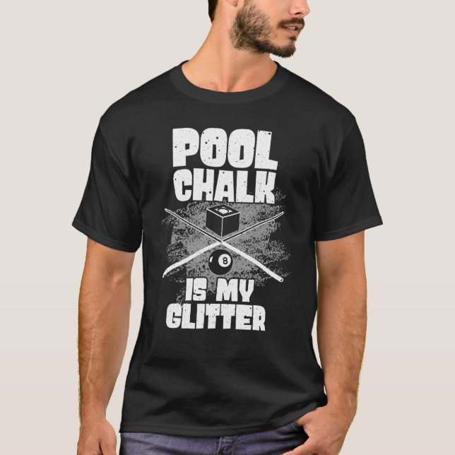 T-shirt Pool Billard Billard Sports Table Joueur Joueur Ho (Devant)