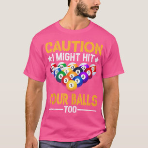 T-shirt Pool Billard Équipe 8 Ball Pool Billard Joueur Bil