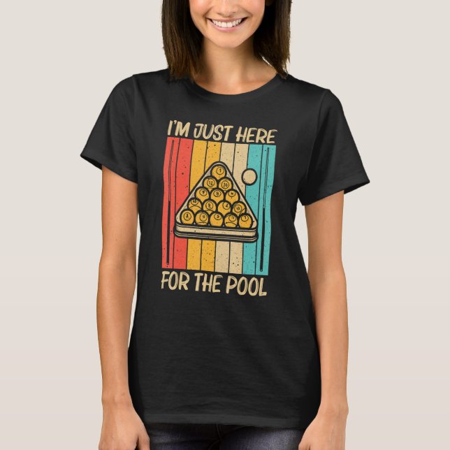 T-shirt Pool cool Pour Hommes Billard Snooker Femmes Billa (Devant)