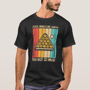 T-shirt Pool cool Pour Hommes Billard Snooker Femmes Billa