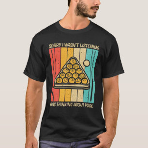 T-shirt Pool cool Pour Hommes Billard Snooker Femmes Billa