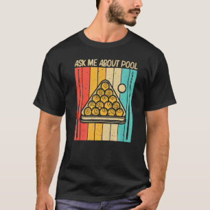 T-shirt Pool cool Pour Hommes Billard Snooker Femmes Billa