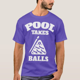 T-shirt Pool prend des balles Punny Pocket Billard