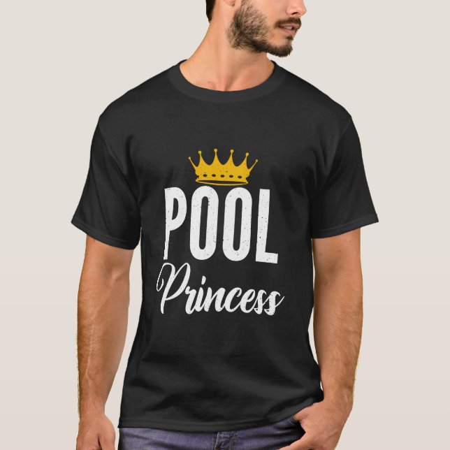 T-shirt Pool Princess Pool Billiards Princess (Devant)