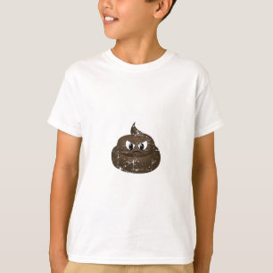 T-shirt Poop de dessin en colère