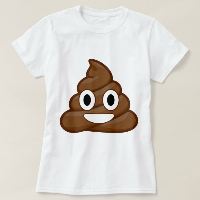 T-shirt poop emoji (Design devant)