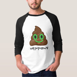 T-shirt poop emoji chanceux Jour de la Saint Patrick de bi