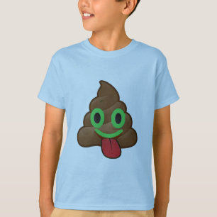 T-shirt poop emoji Jour de la Saint Patrick vert chanceux 