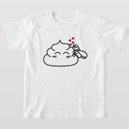 T-shirt Poop in Love - Brootsch le PooPoo