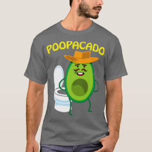 T-shirt Poopacado Naughty Dad Avocado