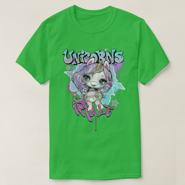 T-shirt Poopsie Slime Surprise Unicornes Règle (Design devant)