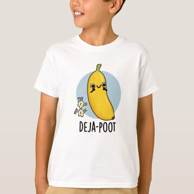 T-shirt Poot de deja Funny Banana Double Pun de panier (Devant)