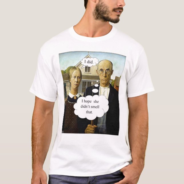T-shirt Poot gothique américain (Devant)