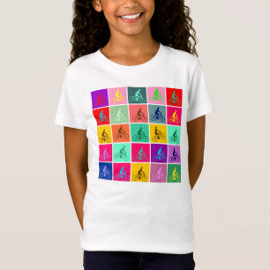 T-Shirt Pop à pédales