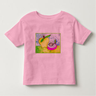 T-shirt Pop Art Apples Toddler Ringer