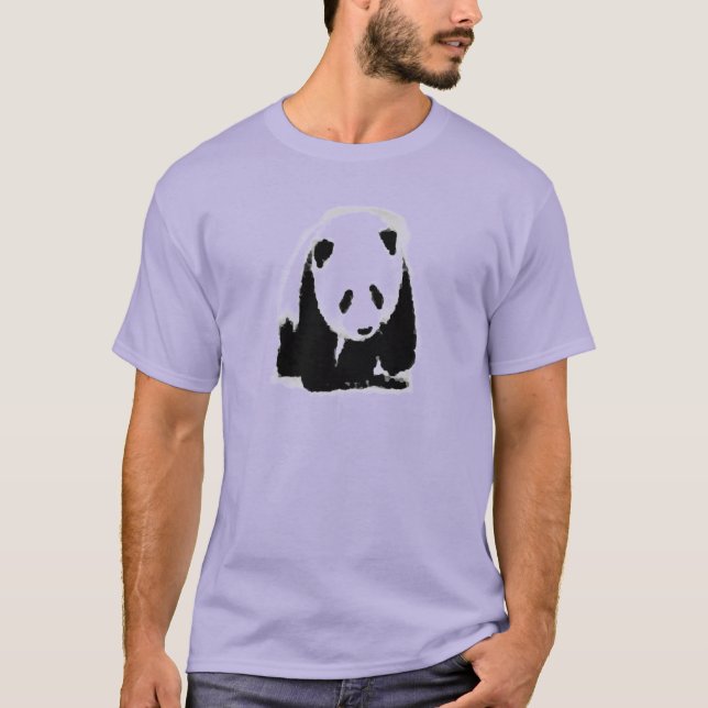 T-shirt Pop Art Baby Panda (Devant)