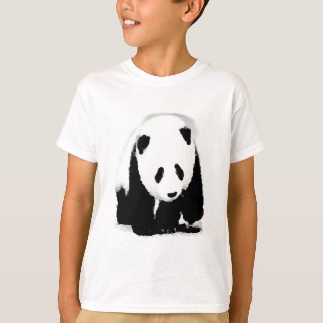 T-shirt Pop Art Baby Panda (Devant)