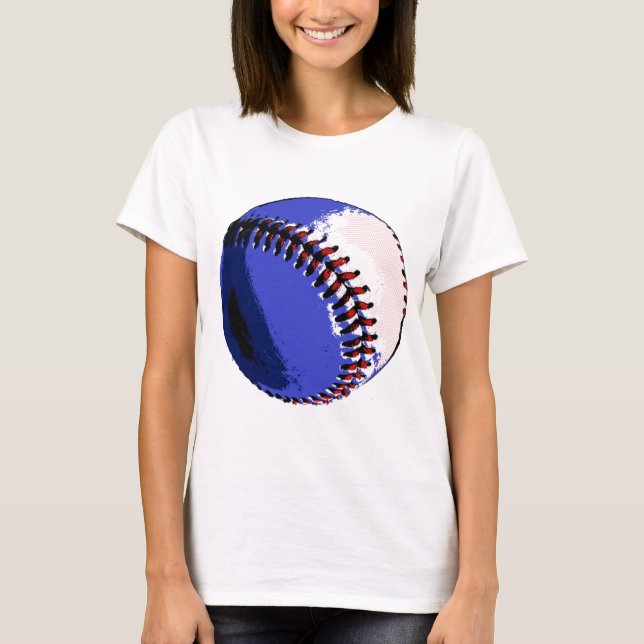 T-shirt Pop Art Baseball (Devant)