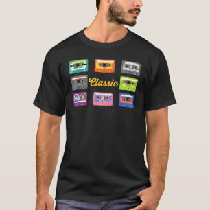 T-shirt Pop Art - Classique - Cassette Tape - Années 9 - C