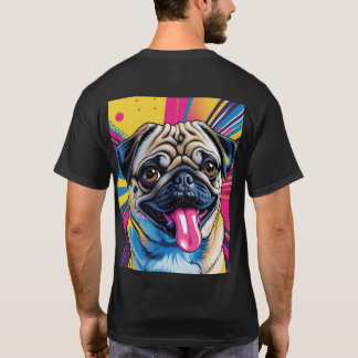 T-shirt Pop Art de Pug 01