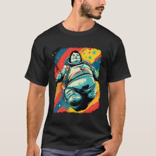 T-shirt Pop Art drôle Gros Espace Femme